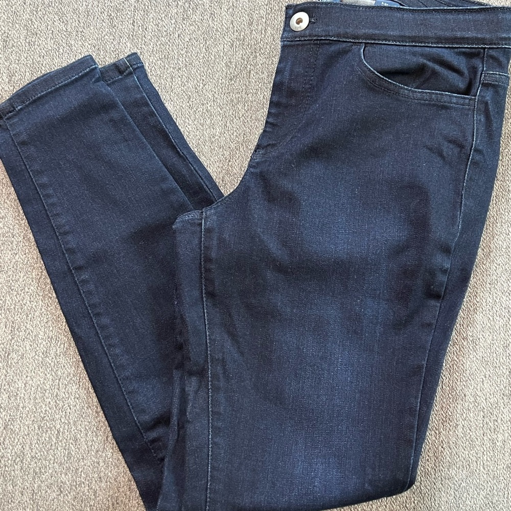 J Jill 5 Pocket Dark Denim Leggings Jeans Denim Casual size 8